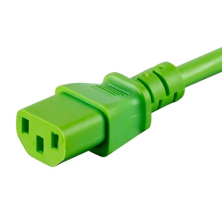 Monoprice Extension Cord - IEC 60320 C14 to IEC 60320 C13_ 18AWG_ 10A_ 3-Prong_ 33616